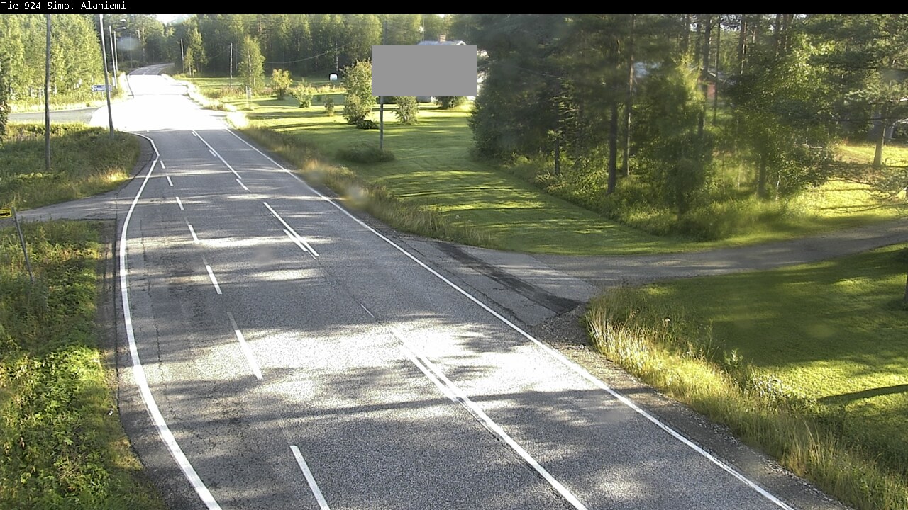 Kelikamerat Kuva Tie 924 Simo, Alaniemi, Simo, Lappi