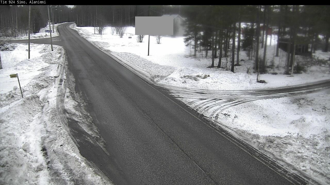 Kelikamerat Kuva Tie 924 Simo, Alaniemi, Simo, Lappi