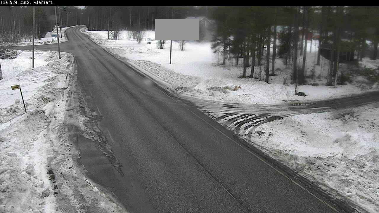 Weather Camera Image Road 924 Simo, Alaniemi, Simo, Lappi