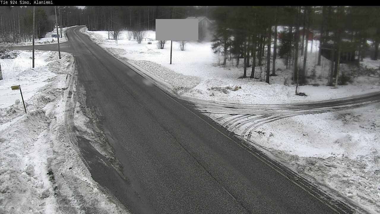 Kelikamerat Kuva Tie 924 Simo, Alaniemi, Simo, Lappi