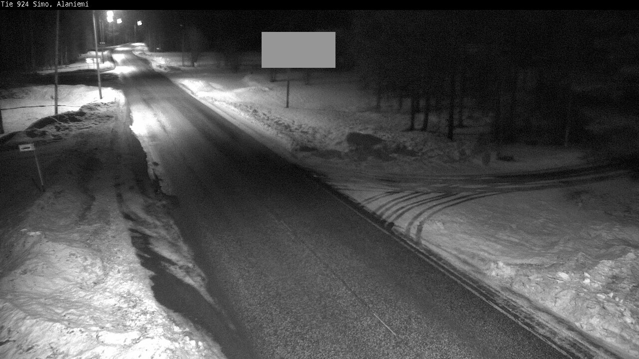 Kelikamerat Kuva Tie 924 Simo, Alaniemi, Simo, Lappi