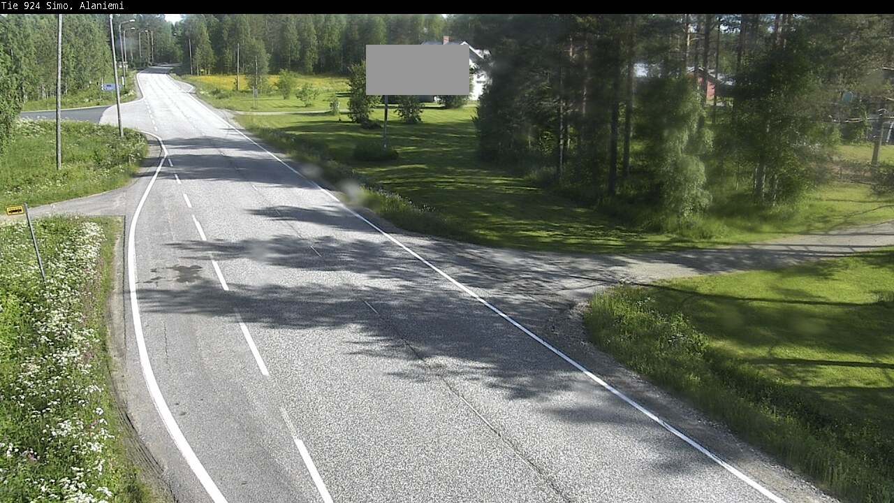 Weather Camera Image Väg 924 Simo, Alaniemi, Simo, Lappi