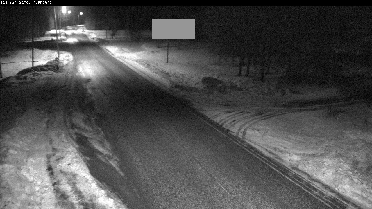 Kelikamerat Kuva Tie 924 Simo, Alaniemi, Simo, Lappi
