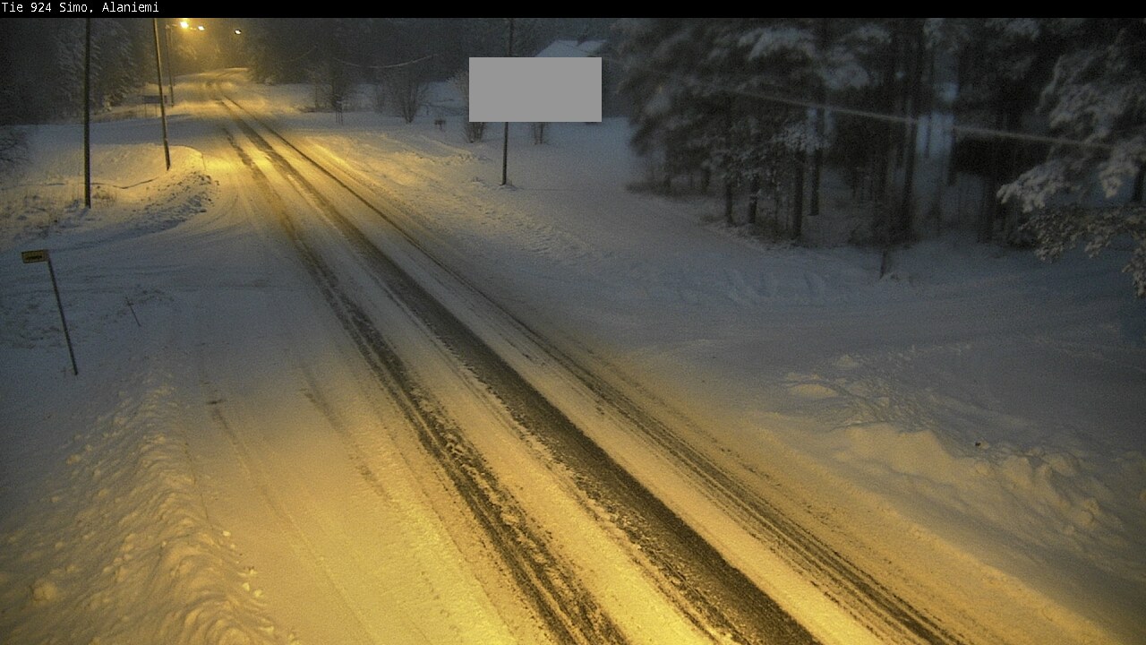 Weather Camera Image Väg 924 Simo, Alaniemi, Simo, Lappi