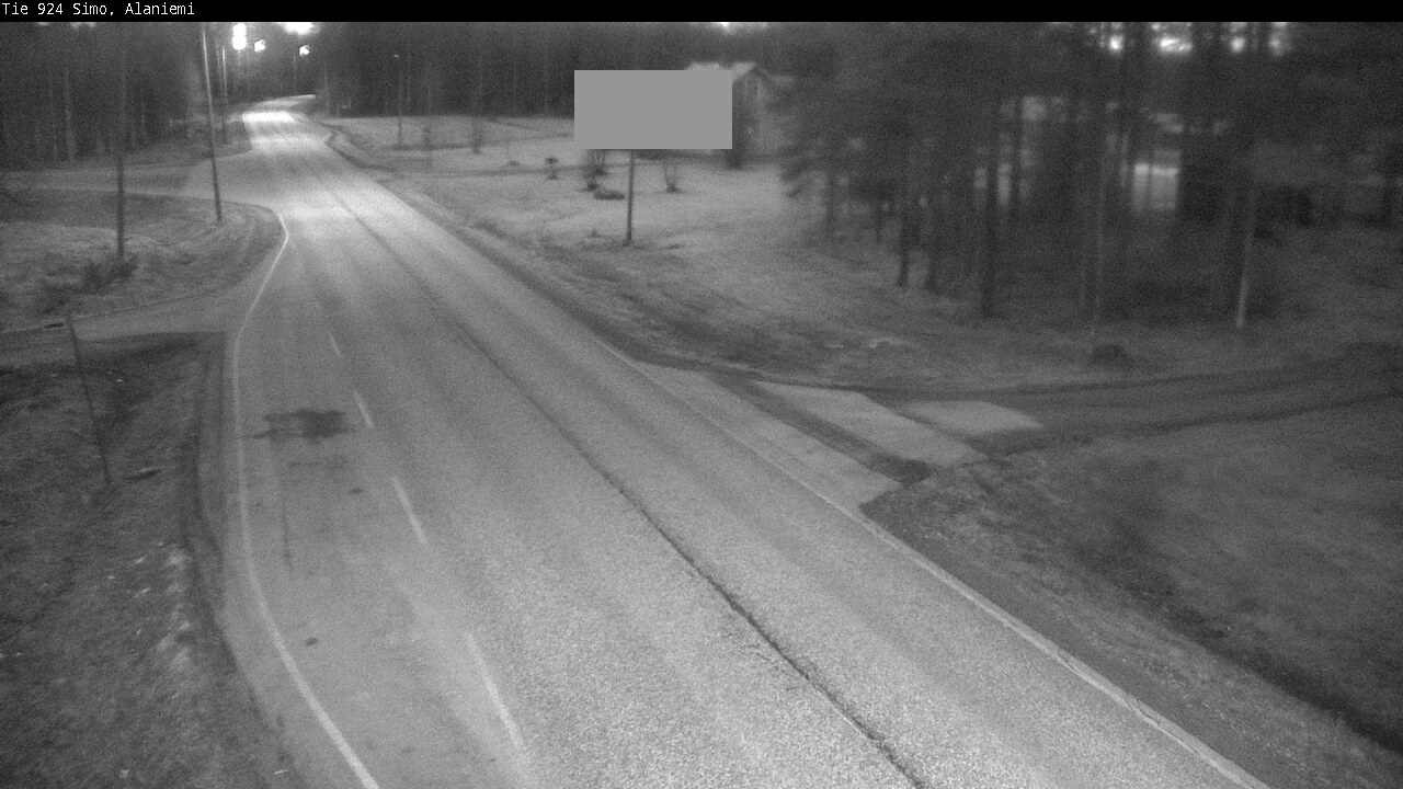 Weather Camera Image Väg 924 Simo, Alaniemi, Simo, Lappi