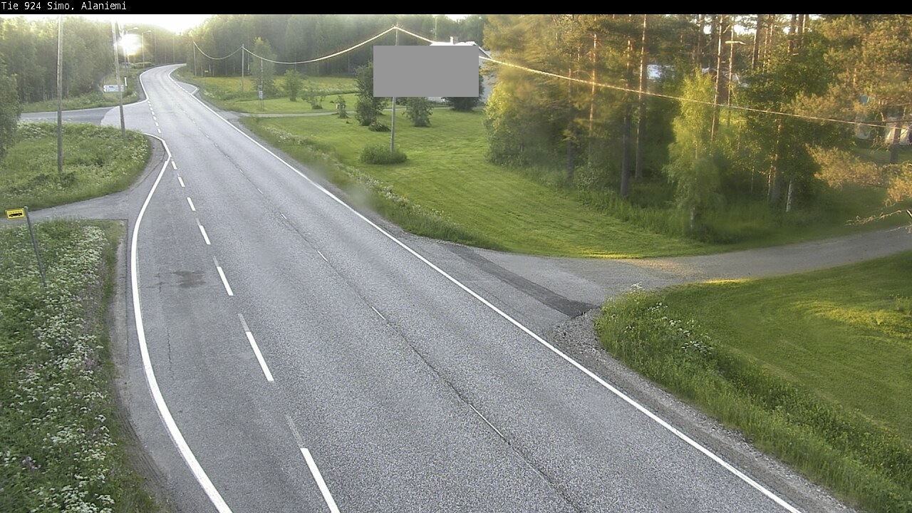 Weather Camera Image Väg 924 Simo, Alaniemi, Simo, Lappi