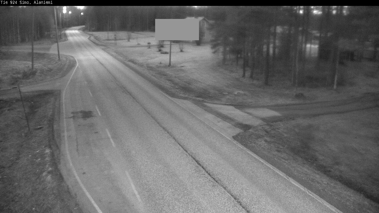 Weather Camera Image Väg 924 Simo, Alaniemi, Simo, Lappi