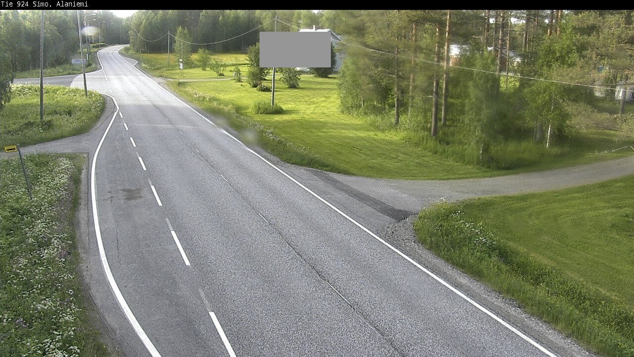 Weather Camera Image Väg 924 Simo, Alaniemi, Simo, Lappi