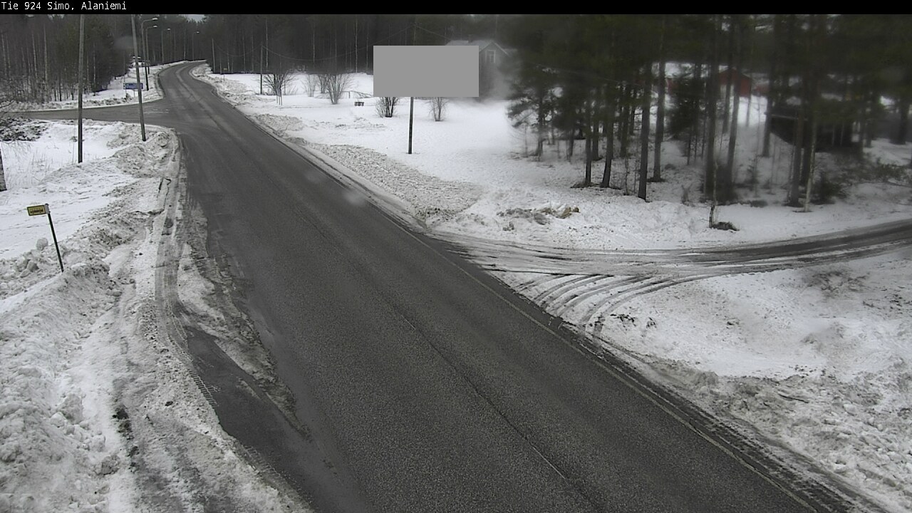 Kelikamerat Kuva Tie 924 Simo, Alaniemi, Simo, Lappi