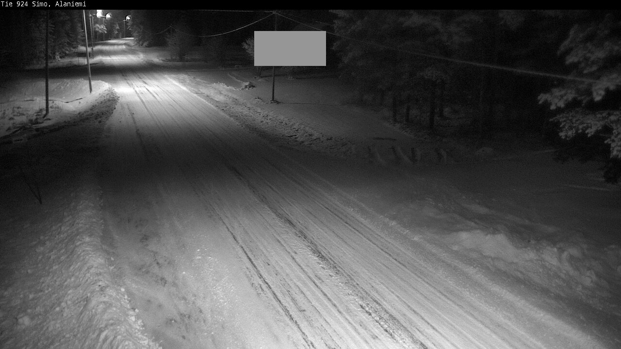 Kelikamerat Kuva Tie 924 Simo, Alaniemi, Simo, Lappi