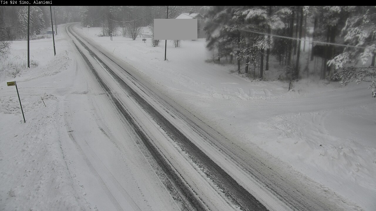 Weather Camera Image Road 924 Simo, Alaniemi, Simo, Lappi