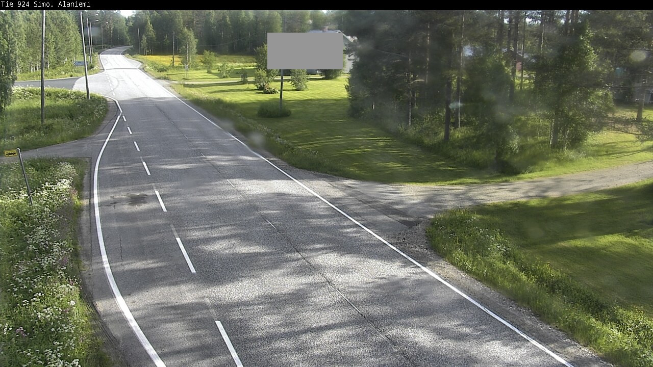 Weather Camera Image Väg 924 Simo, Alaniemi, Simo, Lappi