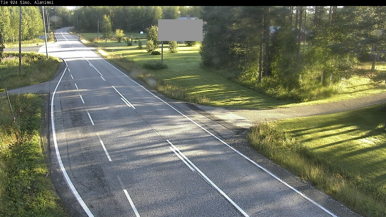 Kelikamerat Kuva Tie 924 Simo, Alaniemi, Simo, Lappi