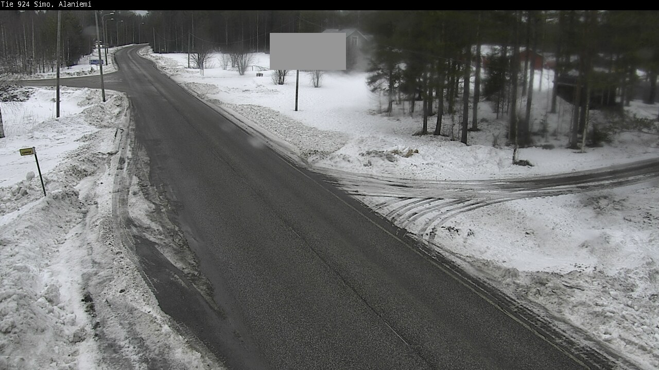 Kelikamerat Kuva Tie 924 Simo, Alaniemi, Simo, Lappi