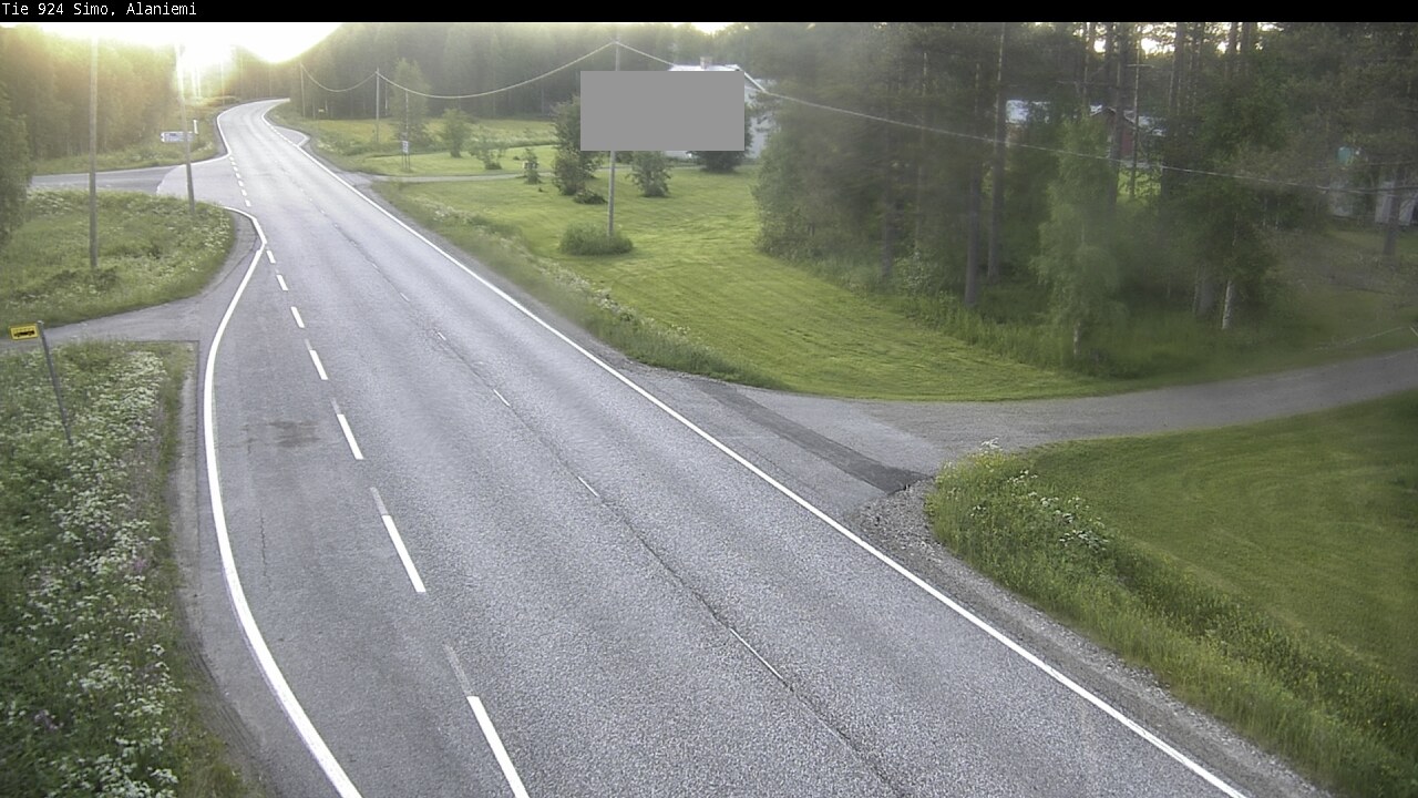 Weather Camera Image Väg 924 Simo, Alaniemi, Simo, Lappi