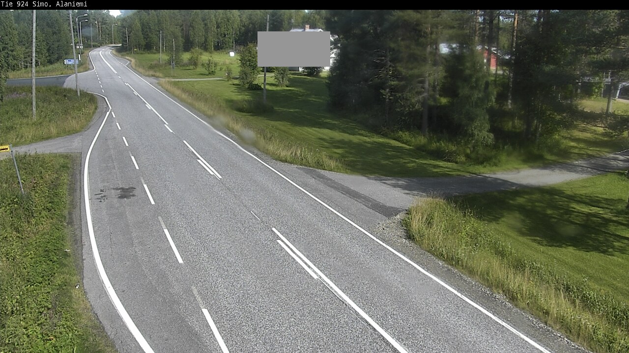 Weather Camera Image Road 924 Simo, Alaniemi, Simo, Lappi