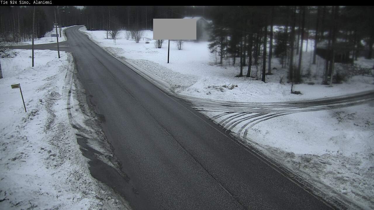 Kelikamerat Kuva Tie 924 Simo, Alaniemi, Simo, Lappi