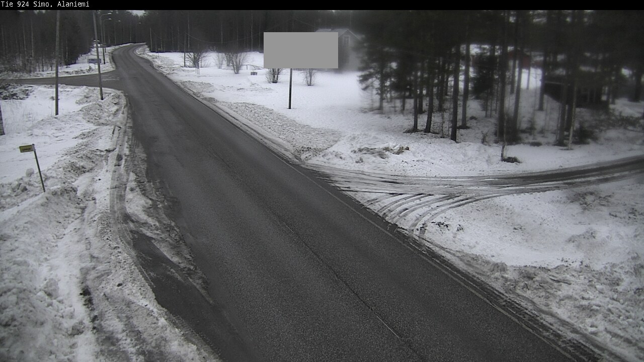 Kelikamerat Kuva Tie 924 Simo, Alaniemi, Simo, Lappi