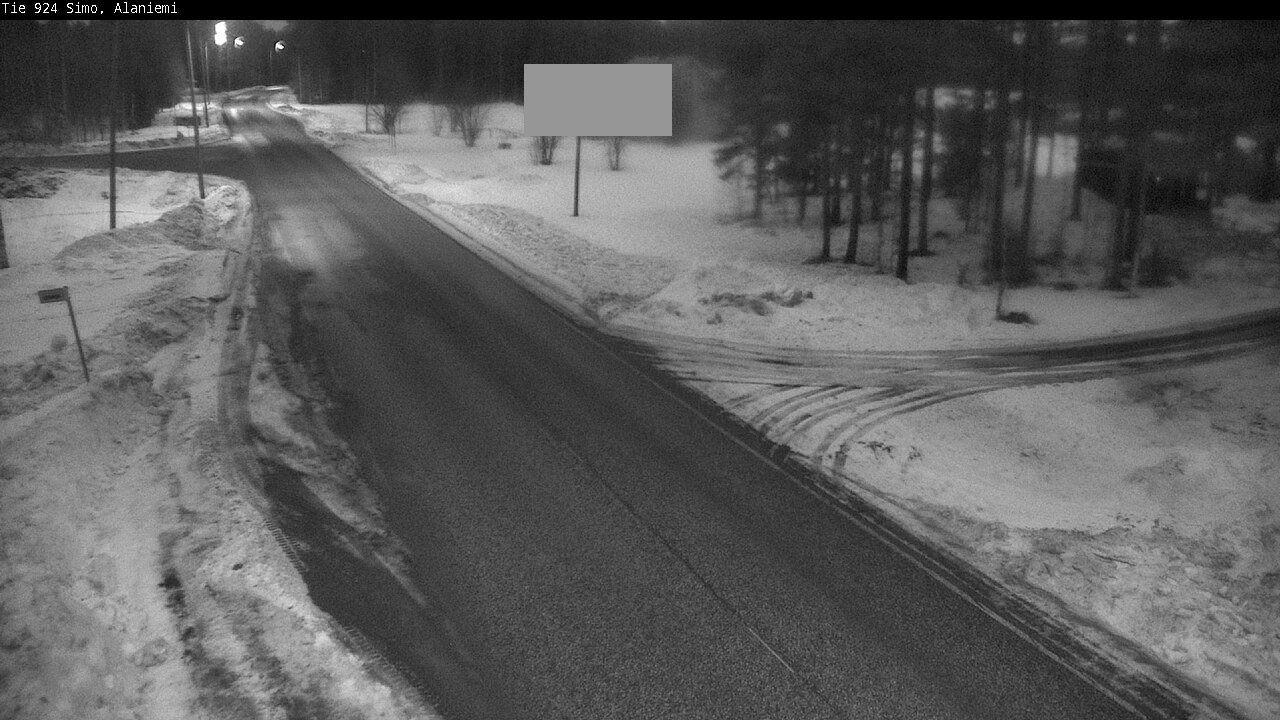 Kelikamerat Kuva Tie 924 Simo, Alaniemi, Simo, Lappi