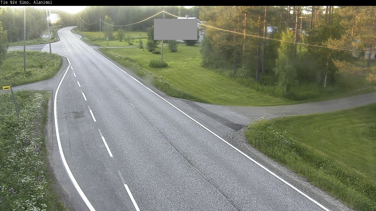 Weather Camera Image Väg 924 Simo, Alaniemi, Simo, Lappi