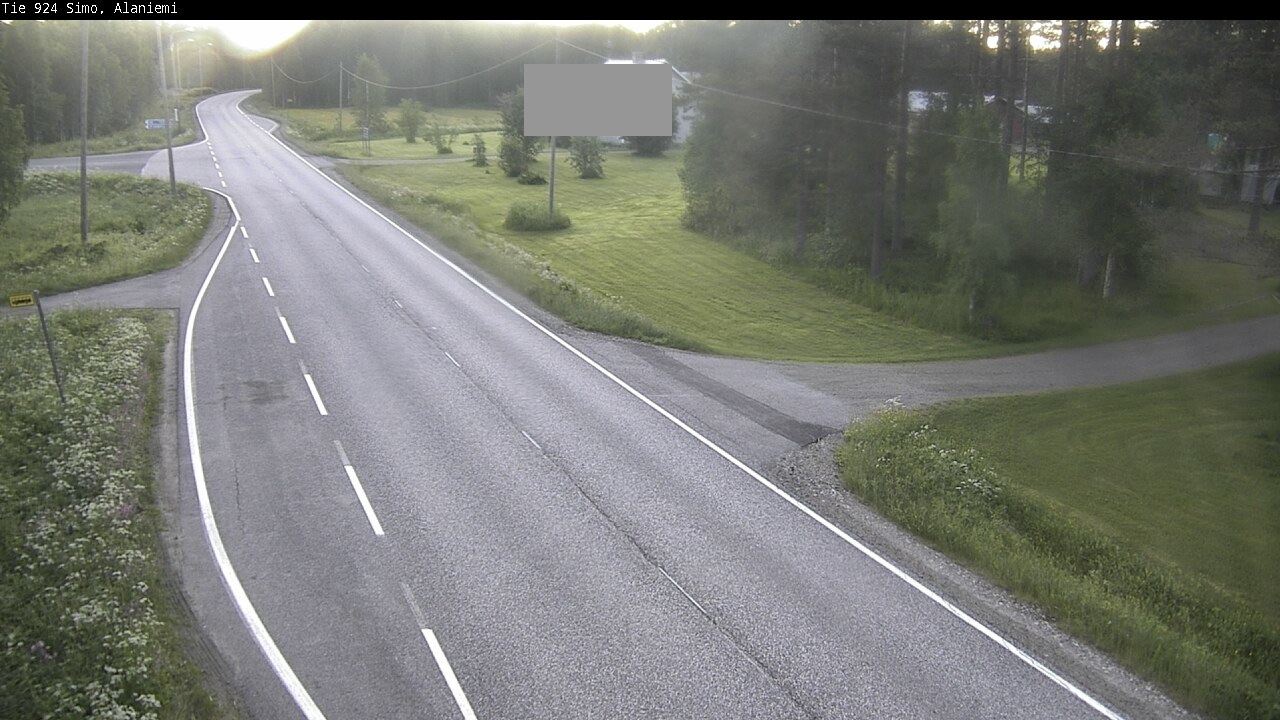 Weather Camera Image Väg 924 Simo, Alaniemi, Simo, Lappi