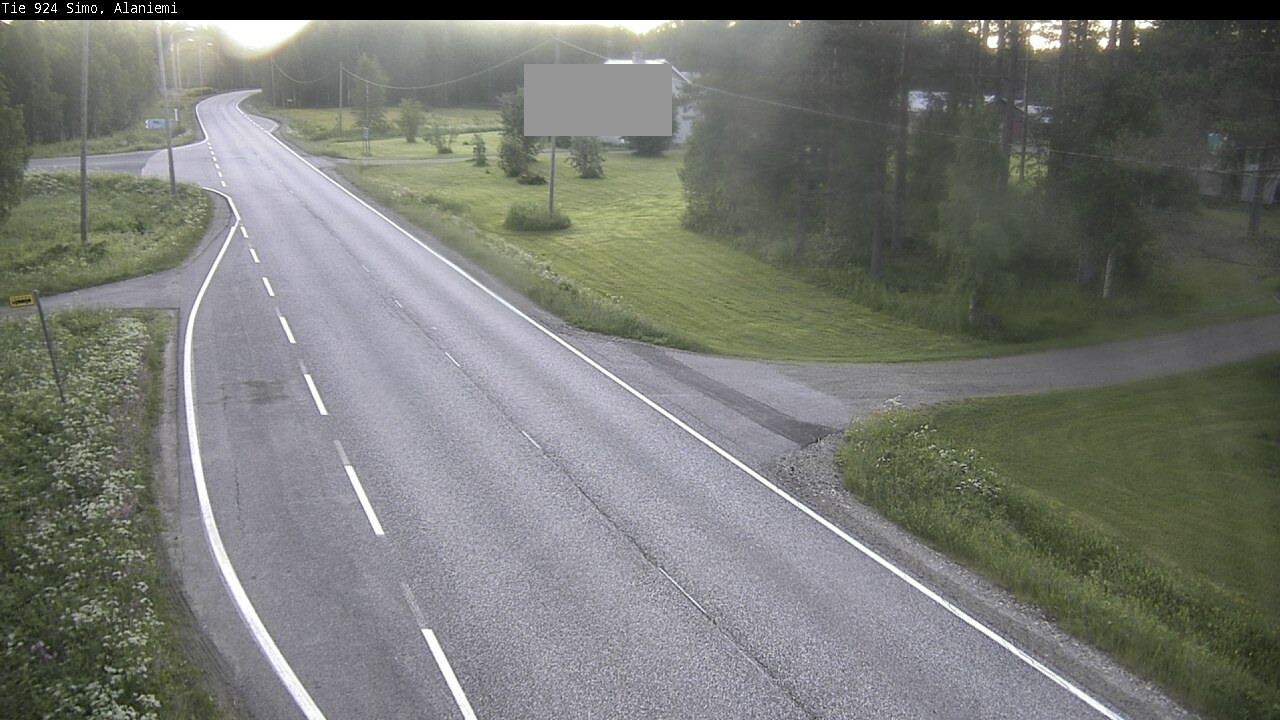 Weather Camera Image Väg 924 Simo, Alaniemi, Simo, Lappi