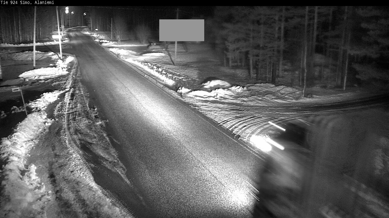Kelikamerat Kuva Tie 924 Simo, Alaniemi, Simo, Lappi