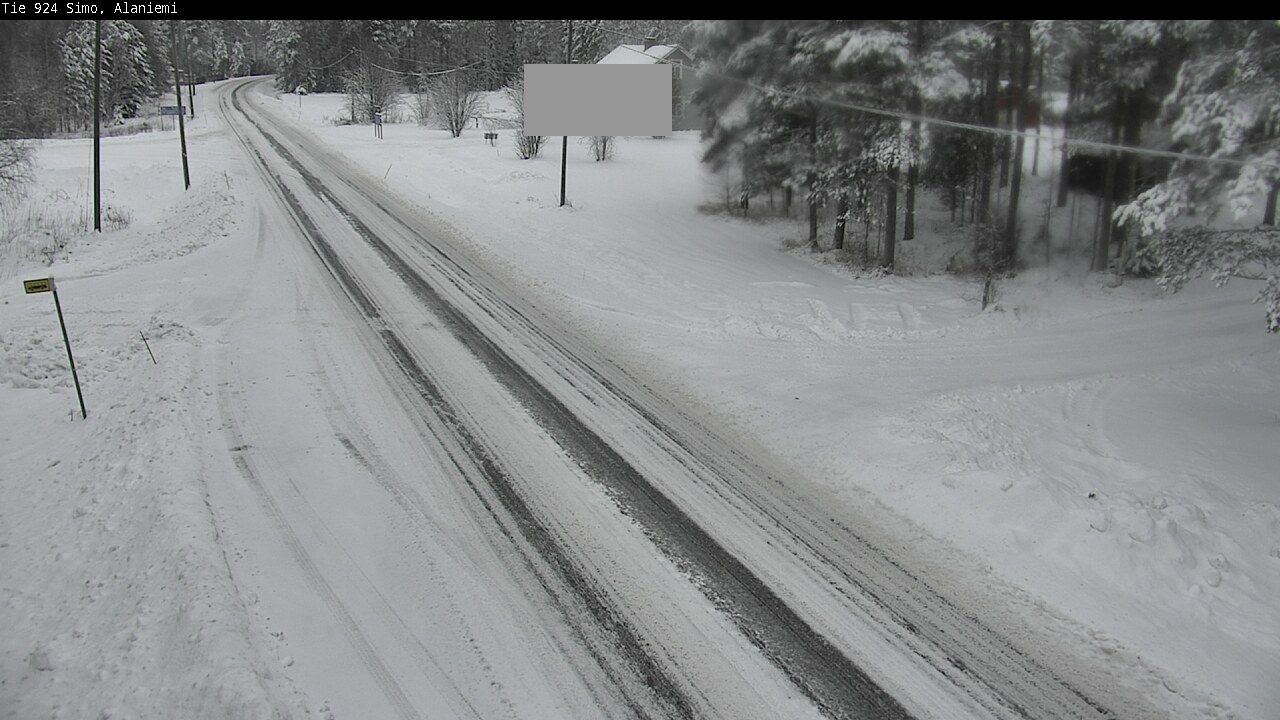 Weather Camera Image Road 924 Simo, Alaniemi, Simo, Lappi