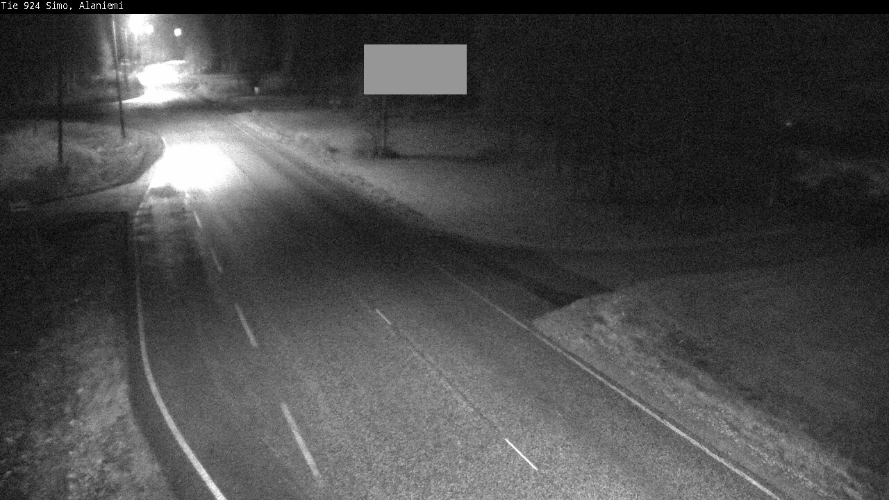 Kelikamerat Kuva Tie 924 Simo, Alaniemi, Simo, Lappi