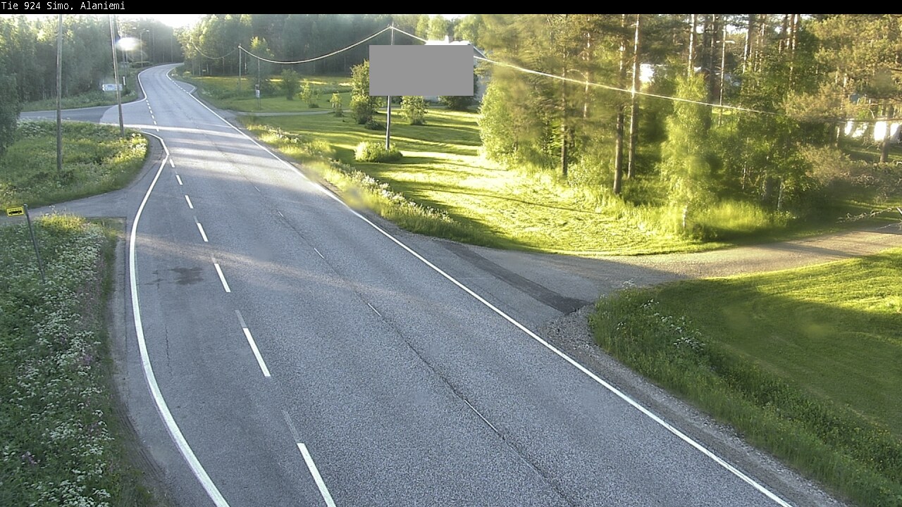 Weather Camera Image Väg 924 Simo, Alaniemi, Simo, Lappi