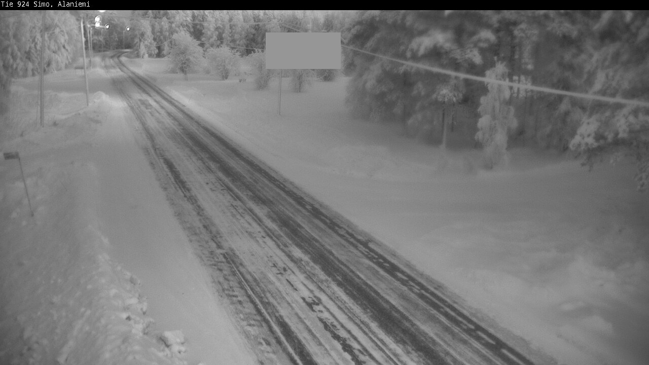Kelikamerat Kuva Tie 924 Simo, Alaniemi, Simo, Lappi
