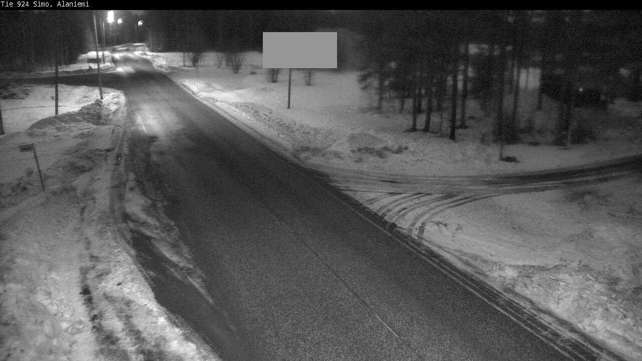 Kelikamerat Kuva Tie 924 Simo, Alaniemi, Simo, Lappi