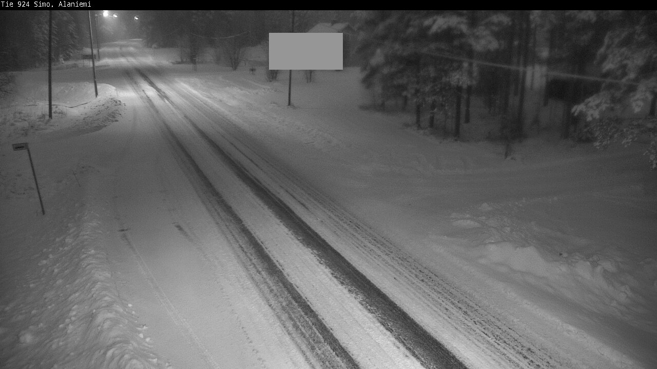 Weather Camera Image Road 924 Simo, Alaniemi, Simo, Lappi
