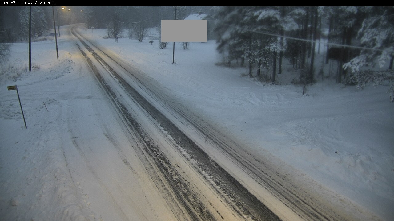 Weather Camera Image Road 924 Simo, Alaniemi, Simo, Lappi