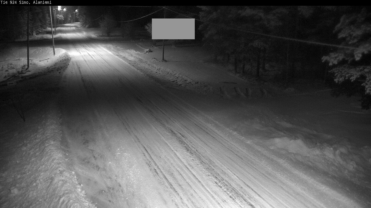 Kelikamerat Kuva Tie 924 Simo, Alaniemi, Simo, Lappi