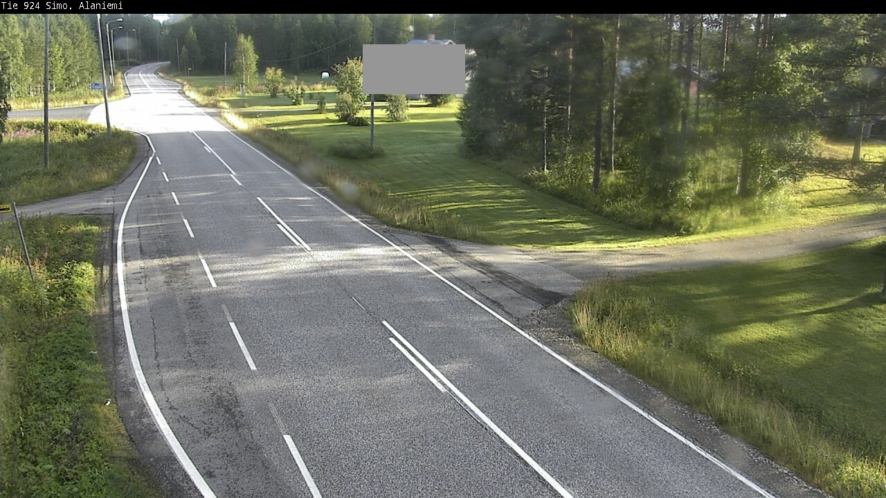 Kelikamerat Kuva Tie 924 Simo, Alaniemi, Simo, Lappi