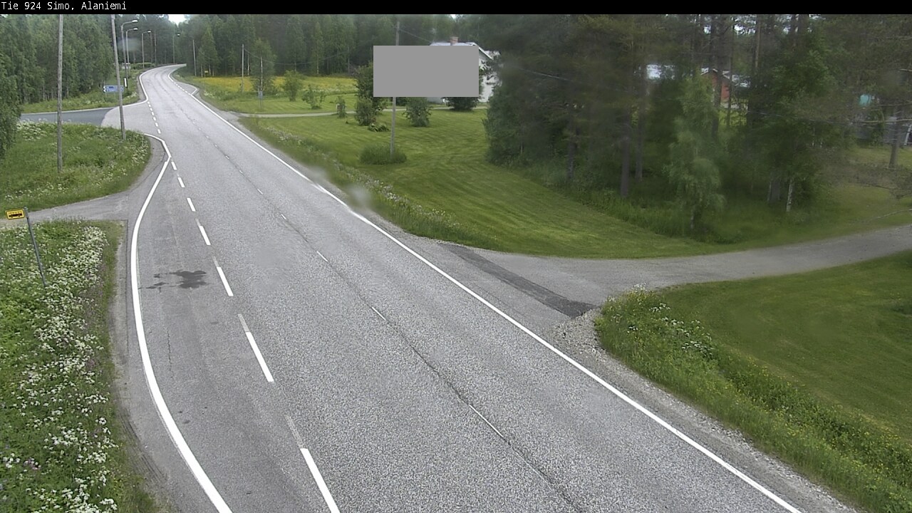 Weather Camera Image Väg 924 Simo, Alaniemi, Simo, Lappi
