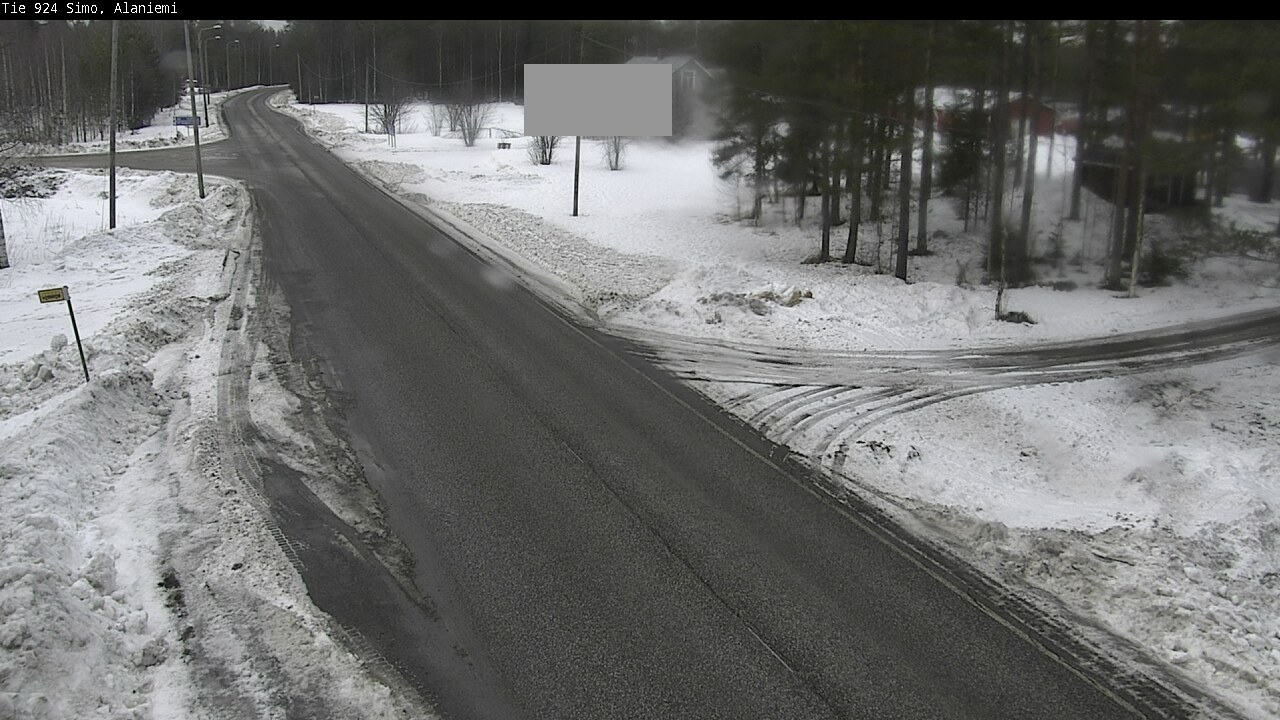 Kelikamerat Kuva Tie 924 Simo, Alaniemi, Simo, Lappi