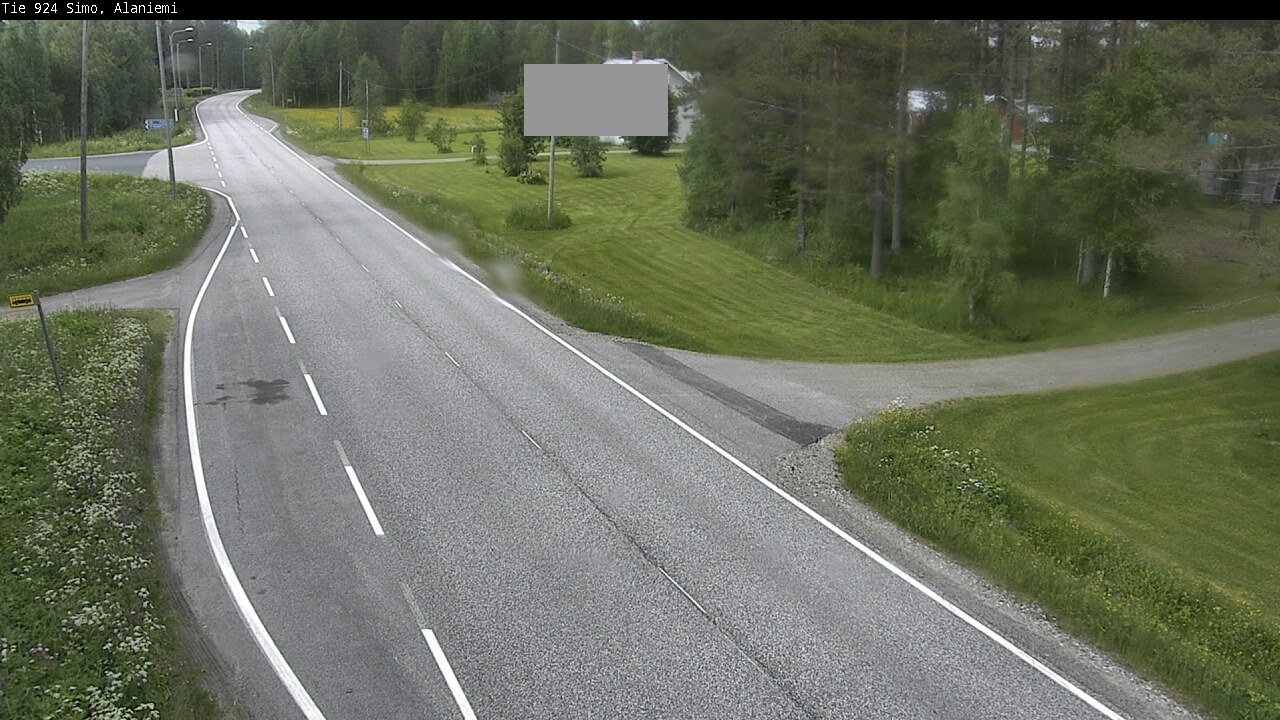 Weather Camera Image Väg 924 Simo, Alaniemi, Simo, Lappi