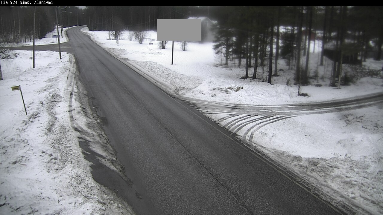 Kelikamerat Kuva Tie 924 Simo, Alaniemi, Simo, Lappi