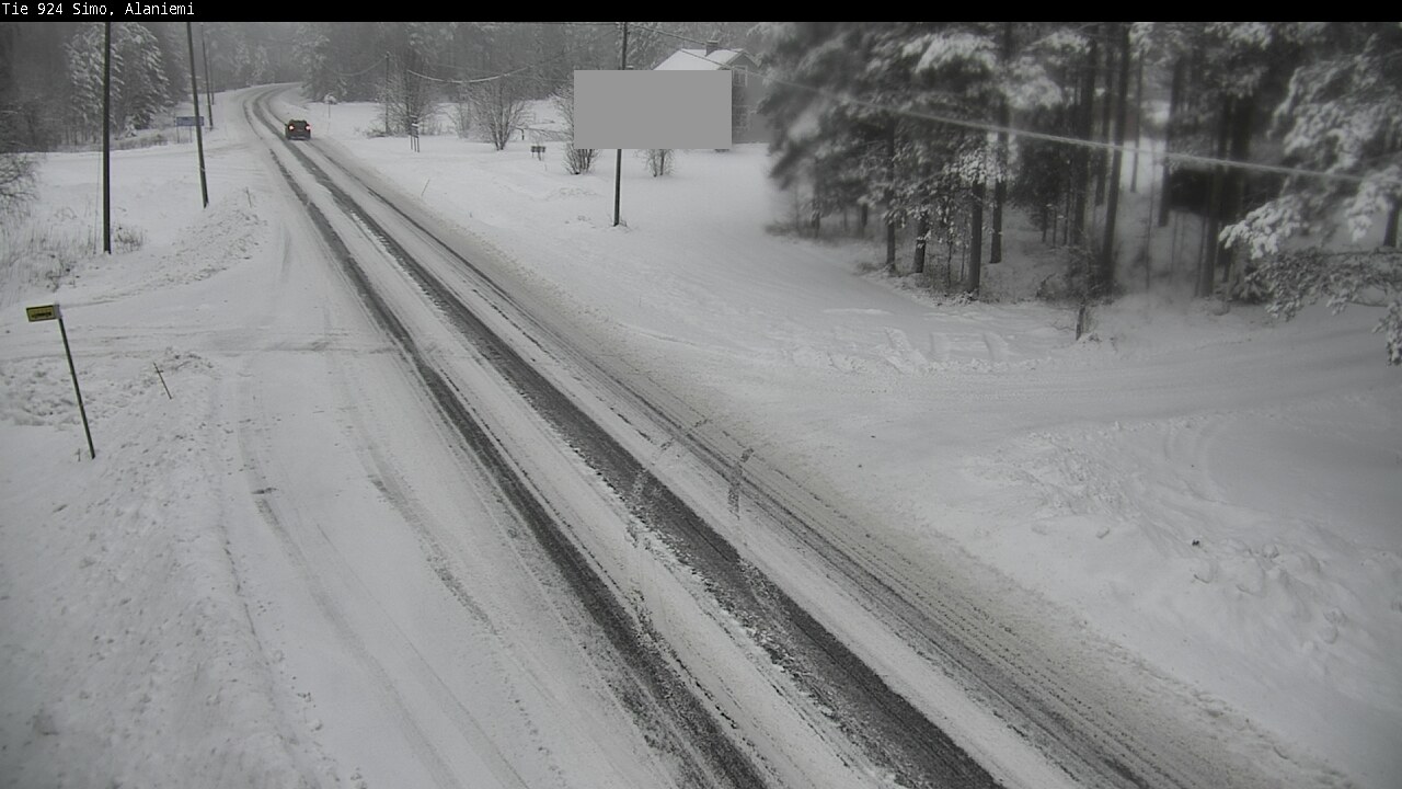 Weather Camera Image Road 924 Simo, Alaniemi, Simo, Lappi