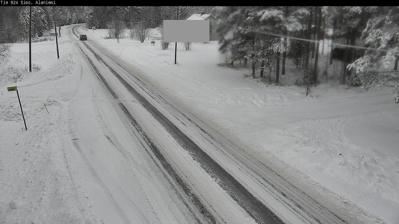 Weather Camera Image Road 924 Simo, Alaniemi, Simo, Lappi