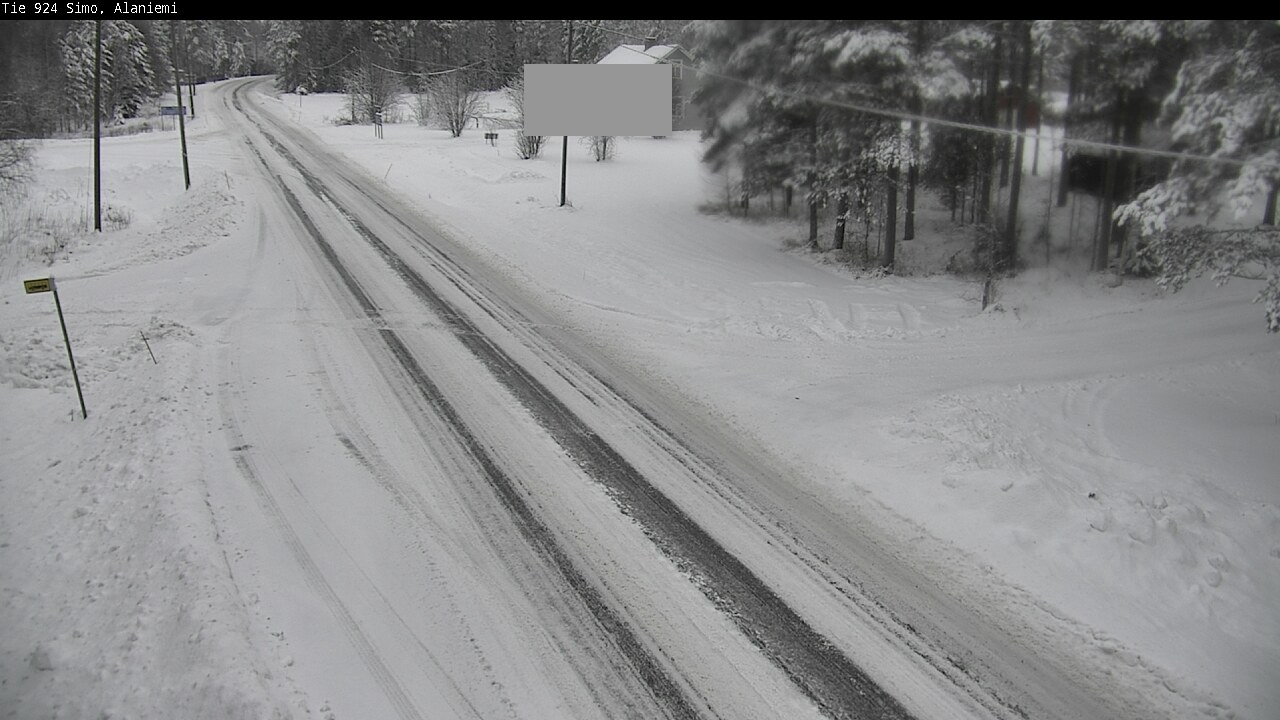Weather Camera Image Road 924 Simo, Alaniemi, Simo, Lappi