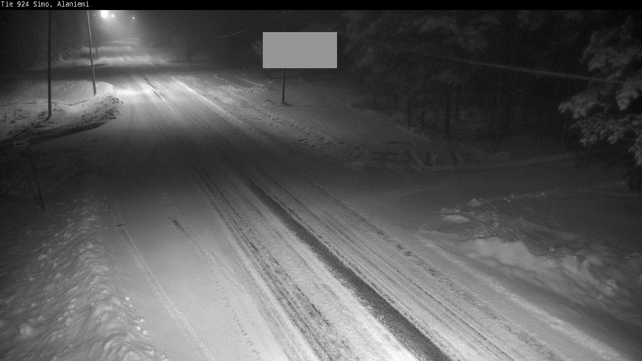 Weather Camera Image Road 924 Simo, Alaniemi, Simo, Lappi