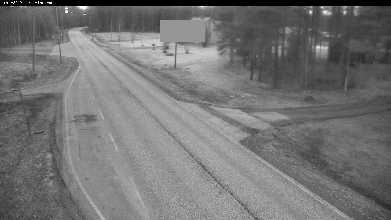 Weather Camera Image Väg 924 Simo, Alaniemi, Simo, Lappi