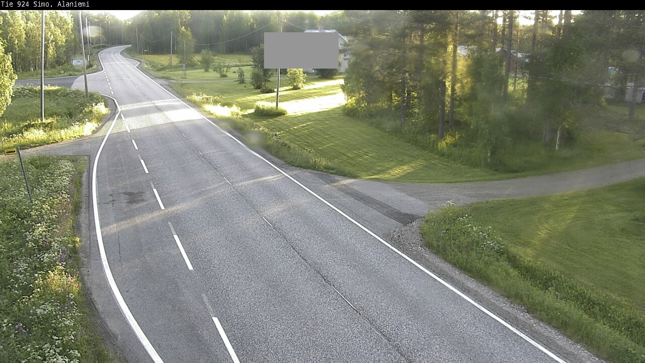 Weather Camera Image Väg 924 Simo, Alaniemi, Simo, Lappi