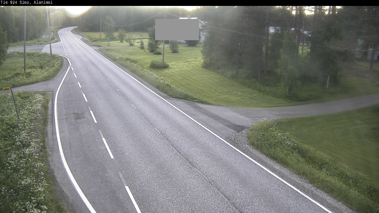 Weather Camera Image Väg 924 Simo, Alaniemi, Simo, Lappi