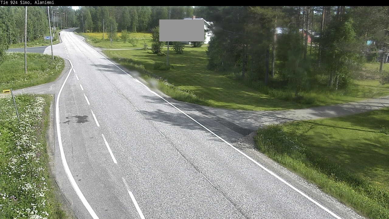 Weather Camera Image Väg 924 Simo, Alaniemi, Simo, Lappi