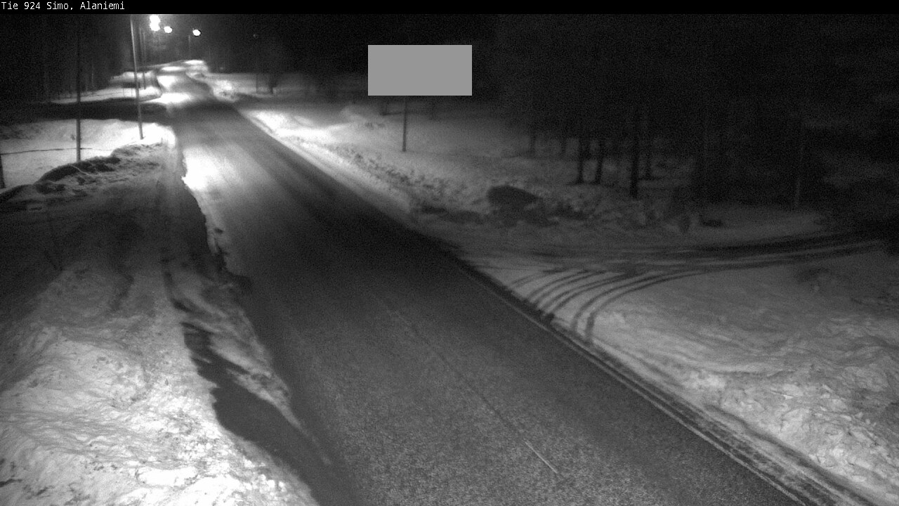 Kelikamerat Kuva Tie 924 Simo, Alaniemi, Simo, Lappi