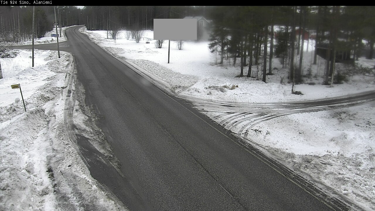 Kelikamerat Kuva Tie 924 Simo, Alaniemi, Simo, Lappi